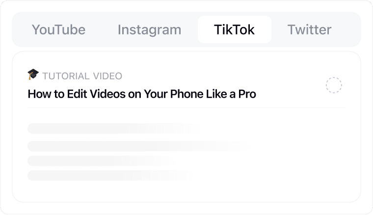 social media content